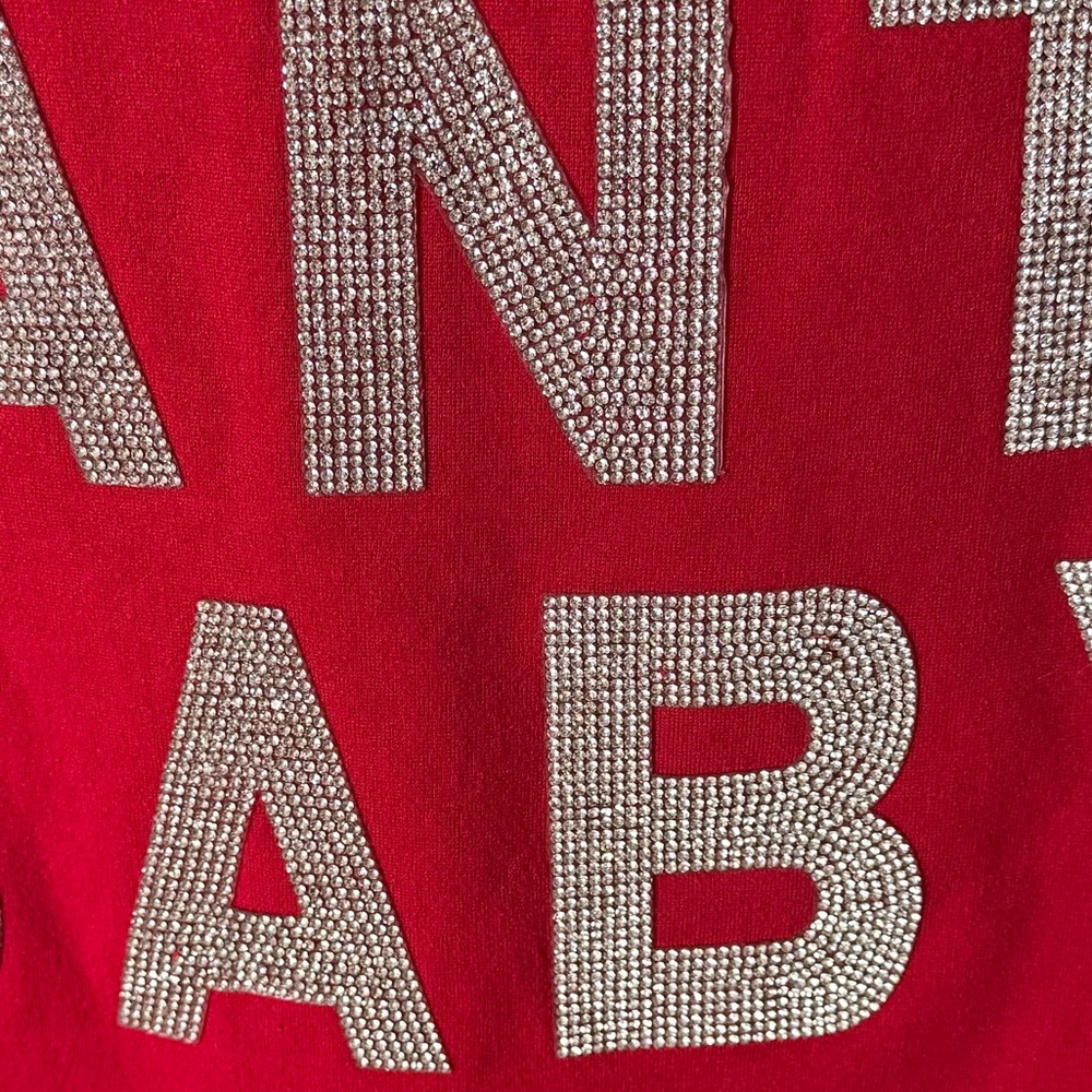 BiBi “SANTA BABY” Rhinestone Sweatshirt - Picture 3 of 10